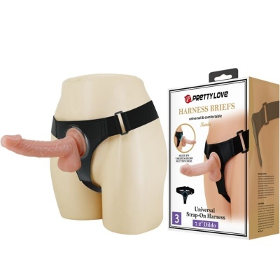 Pretty Love Kevin Harness Briefs with Dildo 19CM - image 2