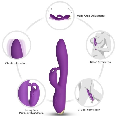 Armony Bonnie Rabbit Vibrator Purple - image 2