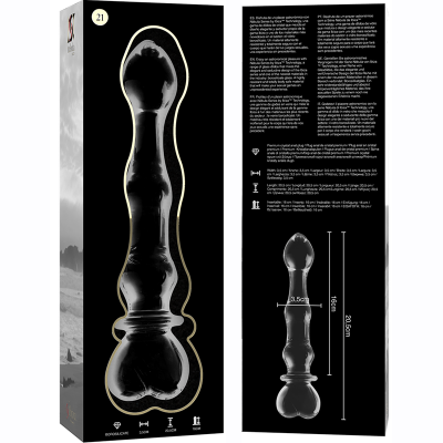 Nebula Series Model 21 Clear Glass Dildo 20.5cm - image 6