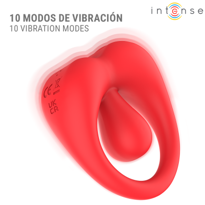 Russell Vibrating Penis Ring With Clitoris Stimulation Red - image 8