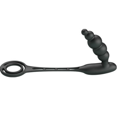 Pretty Love Penis Ring with Vibrator Plug - image 2