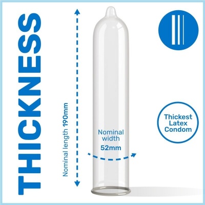 Pasante Extra Condoms Extra Thick 3 Units - image 3