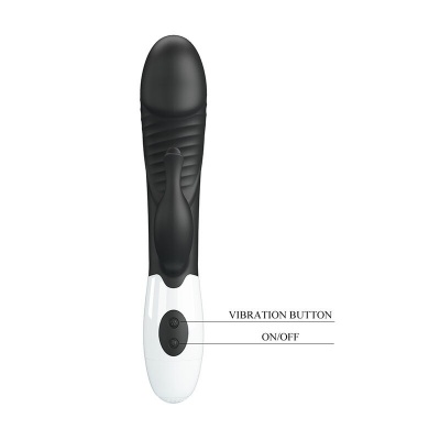 Pretty Love Rasmussen Rabbit Vibrator - Black - image 9