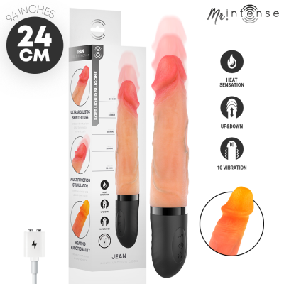 Mr. Intense Jean Up&Down Vibrator Silicone 24 CM Mr. Intense Jean Up&Down Vibrator Silicone 24 CM