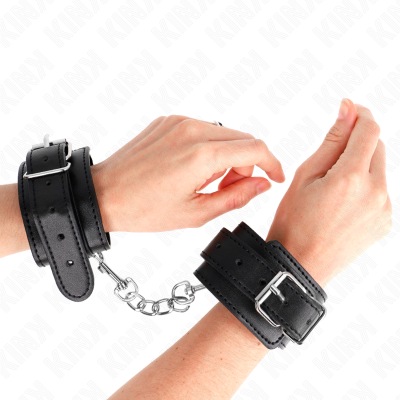 Kink Thin Wrist Restraints Black 21-33CM - image 1