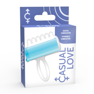 Casual Love Finger Fun Vibrator Blue - image 6