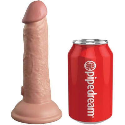 King Cock Elite Vibrating Silicone Dildo 15.2 CM