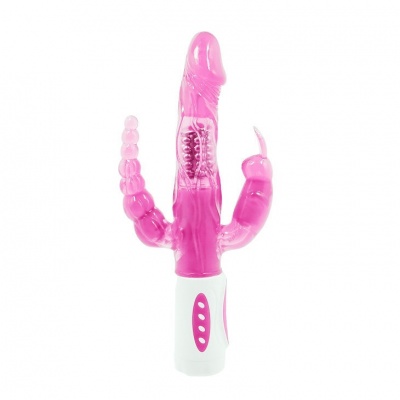 Baile Pretty Bunny Triple Vibrator Rotator