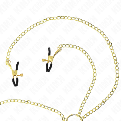 KINK - 4 Nipple And Clit Clamps Adjustable Gold - image 2