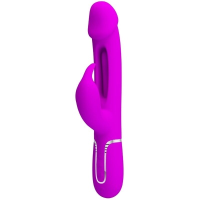 Pretty Love Kampas Rabbit Vibrator Tongue Fuchsia