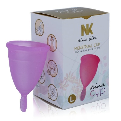 NINA Menstrual Cup Size L, Purple - image 4