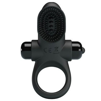 Pretty Love Black Vibrator Ring II