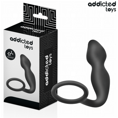 Addicted Toys Anal Plug with Ring Silicone Model 2 - image 2