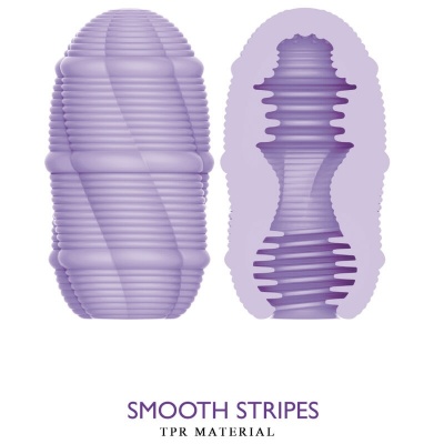 Pretty Love Smooth Stripes Cupid Masturbator Egg - image 4