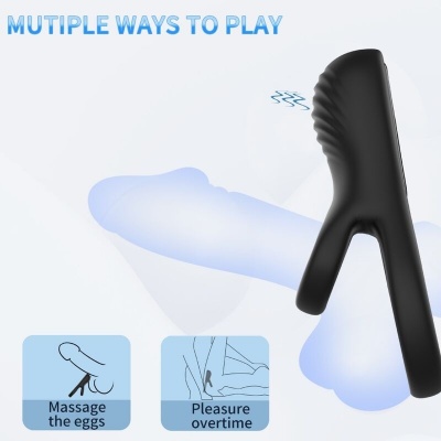 Armony Double Ring Vibrator Black - image 2