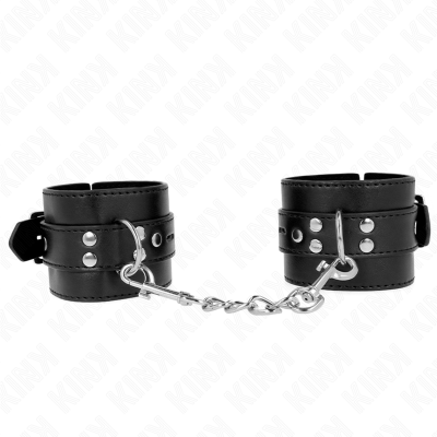 Kink Wrist Restraints, Black with Black Belt - image 2