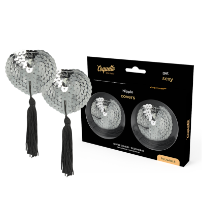 Coquette Chic Desire Nipple Covers Silver - image 1