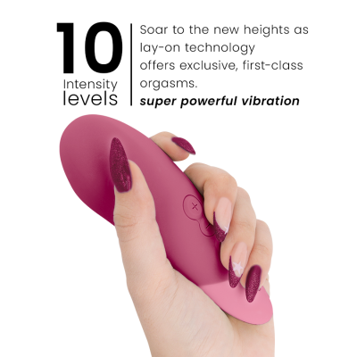 Womanizer Vibe Lay-On Silent Vibrator Dusky Pink - image 5