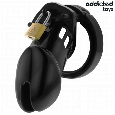 Addicted Toys Locked Obsidian Hold Penis Cage Size M - image 2