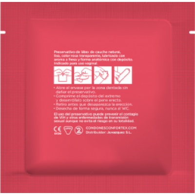 Confortex Strawberry Condom 144 Units - image 4