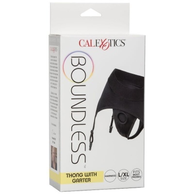 Calexotics Boundless Thong With Garter S/M - image 4