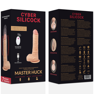 Cyber Silicock Master Huck Realistic Vibrator 20.9CM - image 7