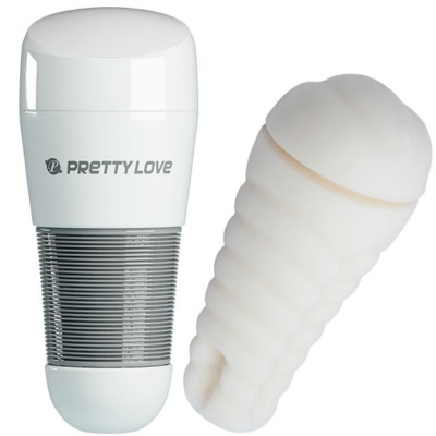 Pretty Love Kitty White Vagina Masturbator 2 - image 2