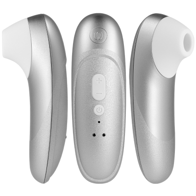Womanizer Pro Clitoral Stimulator - Silver Grey - image 4