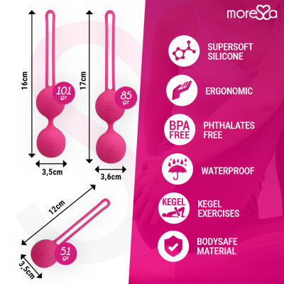 Moressa Osian Set Pink Kegel Balls System - image 4