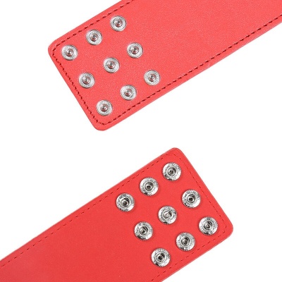 Ohmama Fetish Red Handcuffs Snap Closure - image 10