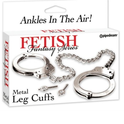 Pipedreams Fetish Fantasy Metal Leg Cuffs - image 2