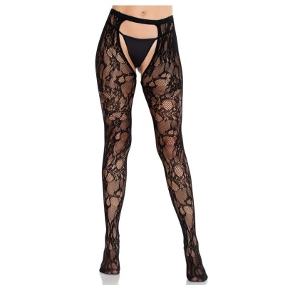 Leg Avenue Rose Lace Stockings - image 1