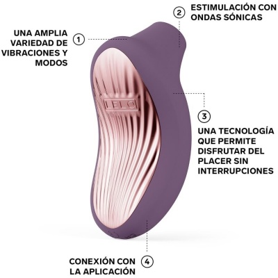 Lelo Sona 3 Cruise Sonic Clitoral Massager Plum - image 4