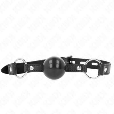 Kink Black Tpe Ball 4cm Gag - image 1