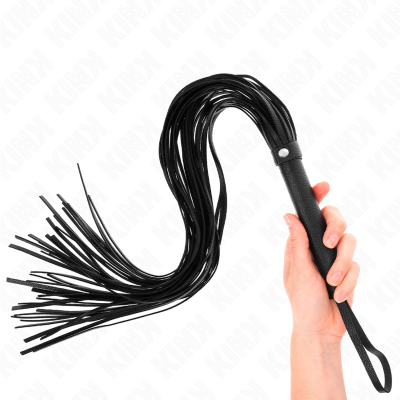 Kink Black Soft Pvc Whip 70 Cm