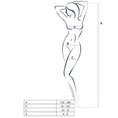 Passion Bodystocking BS047 White - image 2