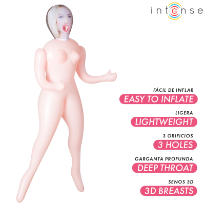 Intense Ingrid Inflatable Doll Three Orifices - image 2