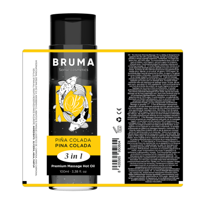 Bruma Premium Massage Hot Oil Pina Colada 3-in-1 100ML - image 5