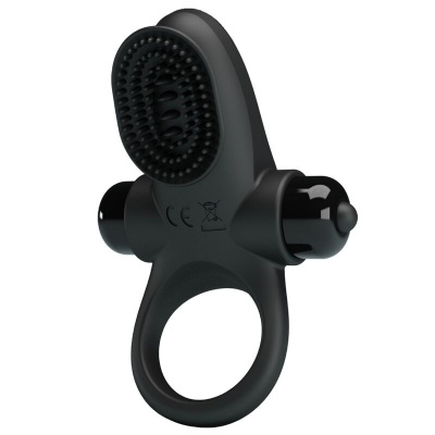 Pretty Love Black Vibrator Ring II - image 2