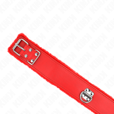 KINK Necklace Red Studded Lace 40-48cm - image 5