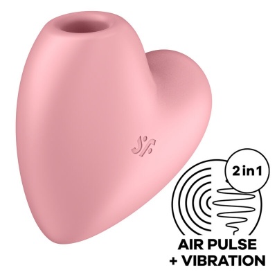 SATISFYER Cutie Heart Air Pulse Pink