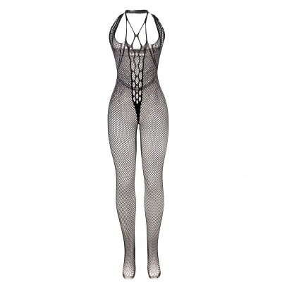 Subblime Long Fishnet Bodystocking with Chest and Back Straps - image 3