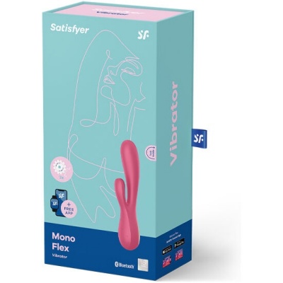 Satisfyer Mono Flex Red App-Controlled Vibrator - image 4