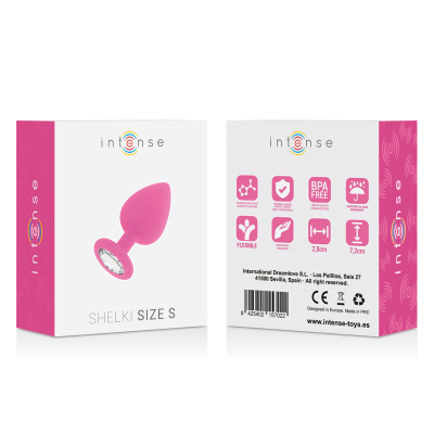 Intense Shelki S Anal Plug Fuchsia - image 6