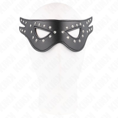 Kink Sexy Leatherette Eye Mask 27 x 13 cm - image 3