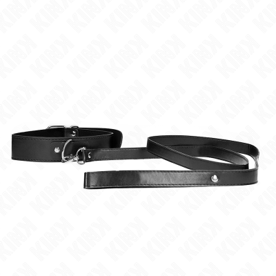 Necklace With Belt 116 CM Black Strap Adjustable 32-50 CM X 8 CM - image 3