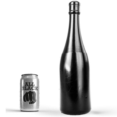 All Black Anal Bottle 34.5 CM