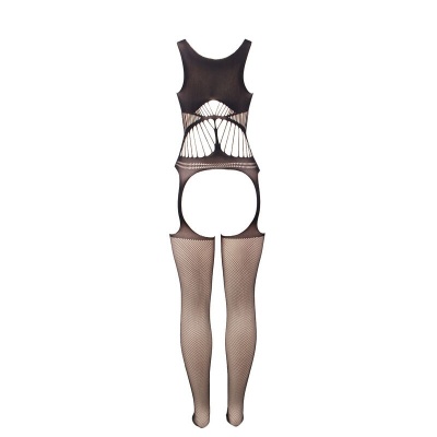 Subblime Fishnet Crotchless Bodystocking with Cup and Open Shoulders - image 4