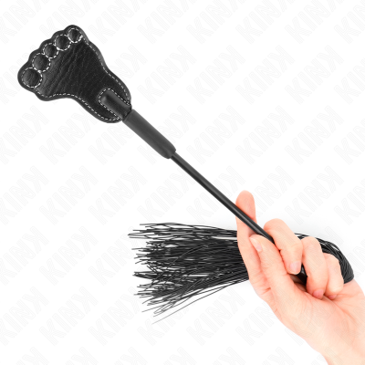 Kink Foot-Shaped Paddle with Tassel Whip 31cm - image 1