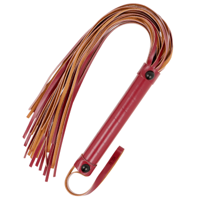 Fetish Submissive Dark Room Vegan Leather Flogger - image 1